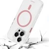 Liavec Glossy Magsafe Clear dėklas skirtas Apple iPhone 15 rožinės spalvos