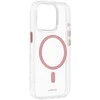 Liavec Glossy Magsafe Clear dėklas skirtas Apple iPhone 15 Pro Max rožinės spalvos