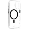Liavec Glossy Magsafe skaidrus dėklas skirtas Apple iPhone 16 juodos spalvos