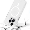 Liavec Glossy Magsafe Clear dėklas skirtas Apple iPhone 13/14 baltos spalvos