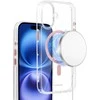 Liavec Glossy Magsafe Clear dėklas skirtas Apple iPhone 16 rožinės spalvos