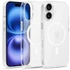 Liavec Glossy Magsafe Clear dėklas skirtas Apple iPhone 16 baltos spalvos
