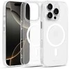 Liavec Glossy Magsafe Clear dėklas skirtas Apple iPhone 16 Pro Max baltos spalvos