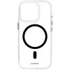 Liavec Glossy Magsafe Clear dėklas skirtas Apple iPhone 15 Pro Max juodos spalvos