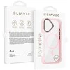 Liavec Hybrid Magsafe Clear dėklas skirtas Apple iPhone 16 rožinės spalvos
