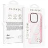 Liavec Hybrid Magsafe Clear dėklas skirtas Apple iPhone 15 Pro rožinės spalvos
