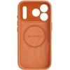 Liavec Silk Shield dėklas su Metal Camera Frame skirtas Apple iPhone 17 Pro oranžinės spalvos