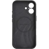 Liavec Silk Shield dėklas su Metal Camera Frame skirtas Apple iPhone 17 juodos spalvos