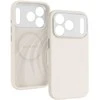 Liavec Silk Shield dėklas su Metal Camera Frame skirtas Apple iPhone 17 Pro beige