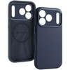 Liavec Silk Shield dėklas su Metal Camera Frame skirtas Apple iPhone 17 Pro mėlynos spalvos