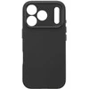 Liavec Silk Shield dėklas su Metal Camera Frame skirtas Apple iPhone 17 Pro Max juodos spalvos