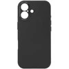 Liavec Silk Shield dėklas su Metal Camera Frame skirtas Apple iPhone 17 juodos spalvos