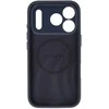 Liavec Silk Shield dėklas su Metal Camera Frame skirtas Apple iPhone 17 Pro mėlynos spalvos