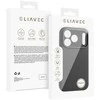 Liavec Silk Shield dėklas su Metal Camera Frame skirtas Apple iPhone 17 Pro Max juodos spalvos
