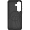 Liavec Silky dėklas su Metal Camera Frame for Samsung Galaxy S26 juodos spalvos