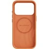 Liavec Silky dėklas su Metal Camera Frame skirtas Apple iPhone 17 Pro Max oranžinės spalvos