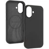 Liavec Silky dėklas su Metal Camera Frame skirtas Apple iPhone 17 juodos spalvos
