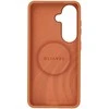 Liavec Silky dėklas su Metal Camera Frame for Samsung Galaxy S26 Plus oranžinės spalvos
