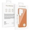 Liavec Silky dėklas su Metal Camera Frame for Samsung Galaxy S26 Ultra oranžinės spalvos