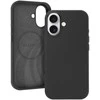 Liavec Silky dėklas su Metal Camera Frame skirtas Apple iPhone 17 juodos spalvos