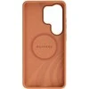 Liavec Silky dėklas su Metal Camera Frame for Samsung Galaxy S26 Ultra oranžinės spalvos