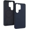 Liavec Silky dėklas su Metal Camera Frame for Samsung Galaxy S26 Ultra mėlynas