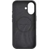Liavec Silky dėklas su Metal Camera Frame skirtas Apple iPhone 17 juodos spalvos