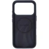 Liavec Silky dėklas su Metal Camera Frame skirtas Apple iPhone 17 Pro mėlynos spalvos
