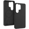 Liavec Silky dėklas su Metal Camera Frame for Samsung Galaxy S26 Ultra juodos spalvos