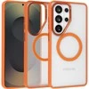Liavec Soft dėklas Metal Frame skirtas Samsung Galaxy S26 Ultra oranžinis