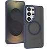 Liavec Soft dėklas Metal Frame skirtas Samsung Galaxy S26 mėlynas