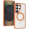 Liavec Soft dėklas Metal Frame skirtas Samsung Galaxy S26 oranžinis