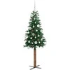 Lieknas Kalėdų eglutė Žalia 150 cm PVC ir kietasis pušų medis