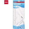 Liniuočių rinkinys DELI Woove 30 cm, 4 vnt., skaidrios