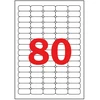 Lipnios etiketės Apli, A4, 35.6x16.9mm, 80 etikečių lape, nuimamos, 25 lapai