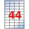 *Lipnios etiketės Apli, A4, 48.5x25.4mm, 44 etiketės lape, matinės, 20 lapų, skaidrios