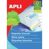 *Lipnios etiketės Apli, A4, 70x33,8mm, 24 etiketės lape, 100 lapų, baltos spalvos