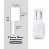 Lipnios etiketės baltos kabeliams 25*38+40 100 vnt. Niimbot