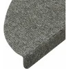 Lipnūs laiptų kilimėliai, 30vnt., pilki, 56x17x3cm