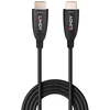 HDMI Laidas - LINDY Šviesolaidinis Hibridinis HDMI 8K60 Laidas, 20 m, Juodas
