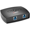 USB Jungiklis - LINDY 2 Prievadų USB 3.0 Įrenginių Dalijimosi Jungiklis 5 Gbps, Juodas