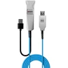 USB Kabelis - LINDY Šviesolaidinis USB 3.0 Laidas, 5Gbps, 30 m, Mėlynas