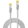 Tinklo Kabelis - LINDY RJ45 S/FTP LSZH Tinklo Kabelis, Cat.6A Kištukas, Cat.7 Neapdirbtas Kabelis, 10 m, Pilkas