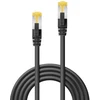 Tinklo Kabelis - LINDY S/FTP LSZH Tinklo Kabelis, Cat.6A Jungtis, Cat.7 Raw, RJ45, M/M, 15 m, Juodas