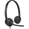 Ausinės Logitech H340 USB (981-000475), juodos