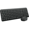 Logitech MK250 Compact Combo Belaidė klaviatūra + Pelė, Bluetooth, US Int, Graphite