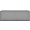 Lovelis su savaiminio laistymo sistema, pilkas, 100x43x33cm