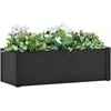 Lovelis su savaiminio laistymo sistema, antracito, 100x43x33cm