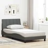 Lova Lovos rėmas be čiužinio, Hanko, tamsiai pilkas, 100x200cm, audinys