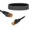 LTC 8P8C CAT6e UTP tinklo kabelis (patchcord) 10m juodas